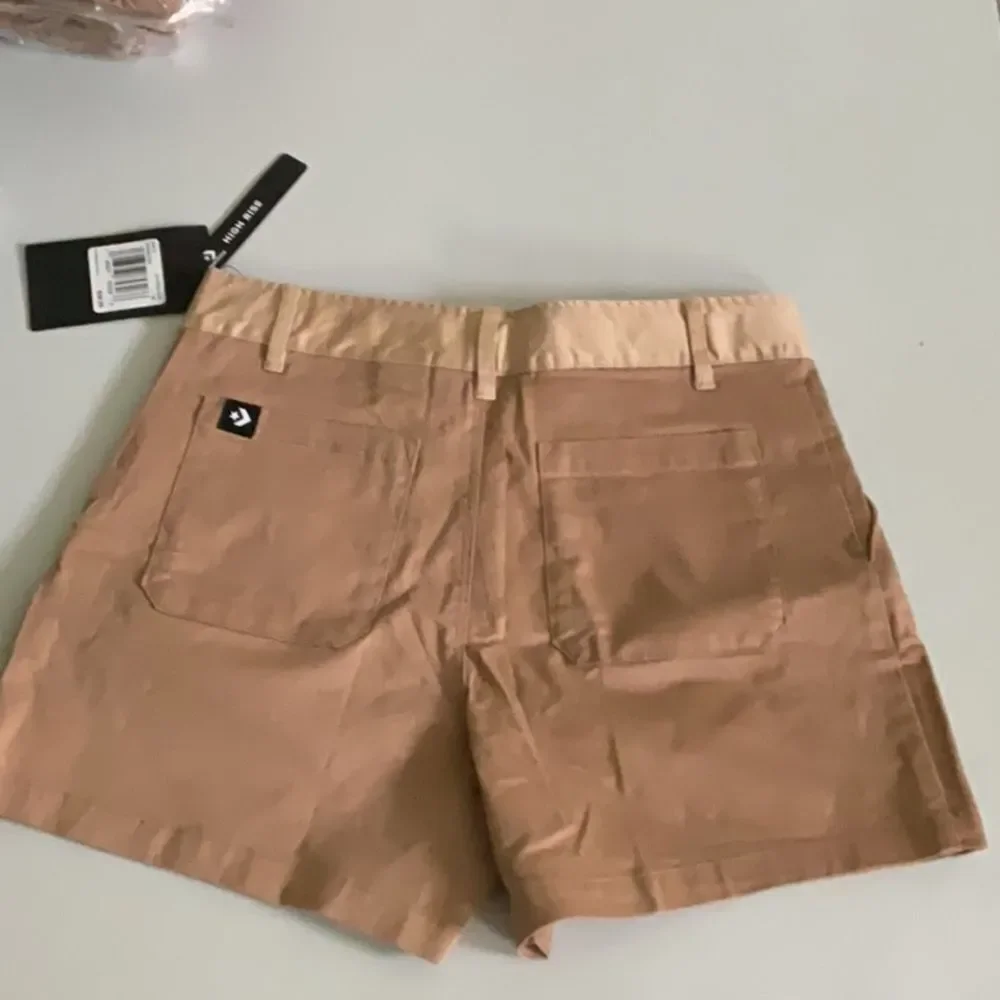 Girls Converse Tan Shorts Classic Summer Style